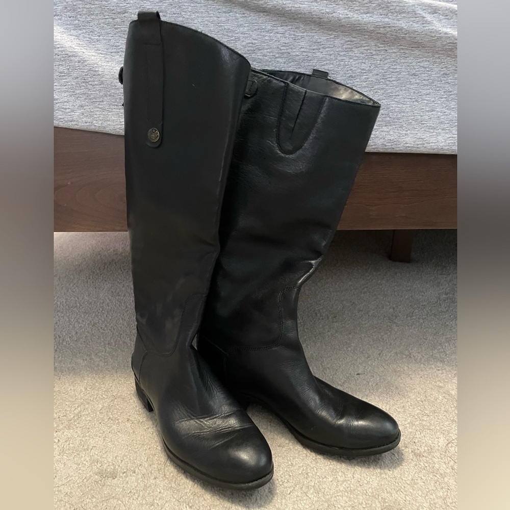 Sam Edelman Riding Boots Black Women’s Size 8